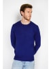 William de Faye Pullover in Blau