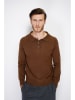 William de Faye Pullover in Braun