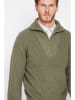 William de Faye Pullover in Khaki