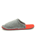 Freyling Hausschuhe in Grau/ Orange