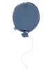 Jollein Dekoracja "Balloon" w kolorze niebieskim - 30 x 25 cm