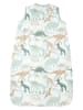 Jollein Babyschlafsack ''Dino'' in Weiß/ Grün/ Beige - 0,5 TOG