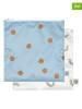 Lässig 2er-Set: Snacktaschen ''Happy Rascals Smile'' in Blau/ Creme - (L)17 x (B)18 cm