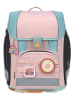 Lässig 7tlg. Schulranzen-Set "Unique" in Rosa/ Hellblau
