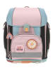 Lässig 7tlg. Schulranzen-Set "Unique" in Rosa/ Hellblau