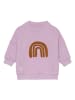 Lässig Sweatshirt "Little Gang Rainbow" in Lila/ Orange