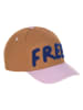Lässig Cap "Little Gang Free" in Hellbraun/ Lila