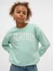 Vero Moda Girl Sweatshirt "Linsey" in Hellgrün