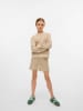 Vero Moda Girl Bluza "Brenda Animal" w kolorze beżowym