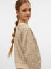 Vero Moda Girl Bluza "Brenda Animal" w kolorze beżowym