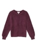 Vero Moda Girl Sweter "Puff" w kolorze bordowym