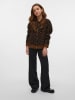 Vero Moda Girl Kardigan "Newcai" w kolorze czarno-brązowym
