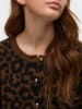Vero Moda Girl Kardigan "Newcai" w kolorze czarno-brązowym