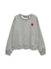 Vero Moda Girl Sweter "Malyheart" w kolorze szarym
