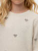 Vero Moda Girl Sweter "Lefile" w kolorze kremowym