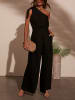 LA Angels Jumpsuit in Schwarz