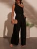 LA Angels Jumpsuit in Schwarz