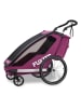 Fuxtec Fietsaanhanger "2-Sitzer FX-FA1" paars