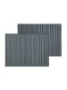 KitchenAid 2er-Set: Abtropfmatten in Anthrazit - (L)60 x (B)45 cm