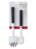 KitchenAid Szczotki (2 szt.) w kolorze czarno-białym do czyszczenia