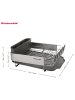 KitchenAid Ociekacz w kolorze srebrno-szarym do naczyń - 41 x 18 x 32 cm
