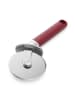 KitchenAid Nóż "Classic" w kolorze srebrno-czerwonym do pizzy - dł. 23,5 cm