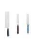 KitchenAid 3-częściowy zestaw noży w różnych kolorach