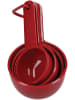 KitchenAid Miarki (4 szt.) w kolorze czerwonym