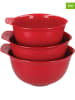 KitchenAid Miski (3 szt.) w kolorze czerwonym