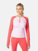 KARI TRAA Funktionslongsleeve "Linnea" in Rosa/ Rot