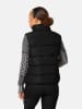 KARI TRAA Doorgestikte bodywarmer "Linn" zwart