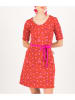 Blutsgeschwister Jurk "Home Cute little fruity girl" rood/lichtroze
