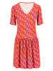 Blutsgeschwister Jurk "Summer Ease Cache" oranje/roze