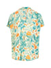 Blutsgeschwister Blouse "Lets Fly" abrikooskleurig/turquoise