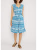 Blutsgeschwister Kleid "Mykonos Wedding Daymyth of mykonos" in Blau/ Weiß