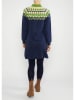 Blutsgeschwister Gebreide jurk donkerblauw