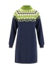 Blutsgeschwister Gebreide jurk donkerblauw