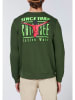 Chiemsee Sweatshirt "Eagle Rock" donkergroen