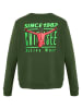 Chiemsee Sweatshirt "Eagle Rock" donkergroen