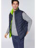 Chiemsee Doorgestikte bodywarmer donkerblauw