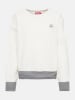 Derbe Sweatshirt in Creme/ Schwarz