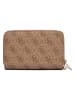 Guess Portemonnee "Laurel" lichtbruin/beige - (B)15 x (H)9,5 x (D)4 cm