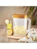 Violeta Home Wasserkaraffe in Transparent/ Orange - 2,25 l