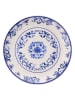 Violeta Home 6er-Set: Servierteller in Weiß/ Blau - Ø 25,5 cm