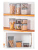 Violeta Home 12er-Set: Vorratsbehälter in Anthrazit