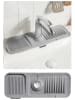 Violeta Home Abtropfmatte in Grau - (B)37 x (H)13,7 x (T)1,5 cm