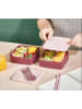 Violeta Home 2tlg. Set: Lunchbox in Pink - (B)14 x (H)14 x (T)5 cm