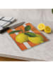 Violeta Home Schneidebrett in Orange/ Gelb - (L)40 x (B)30 cm