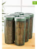 Violeta Home 6-delige set: voorraadcontainers groen - 1,7 l