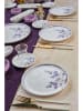 Violeta Home 21-delig ontbijtservies wit/paars